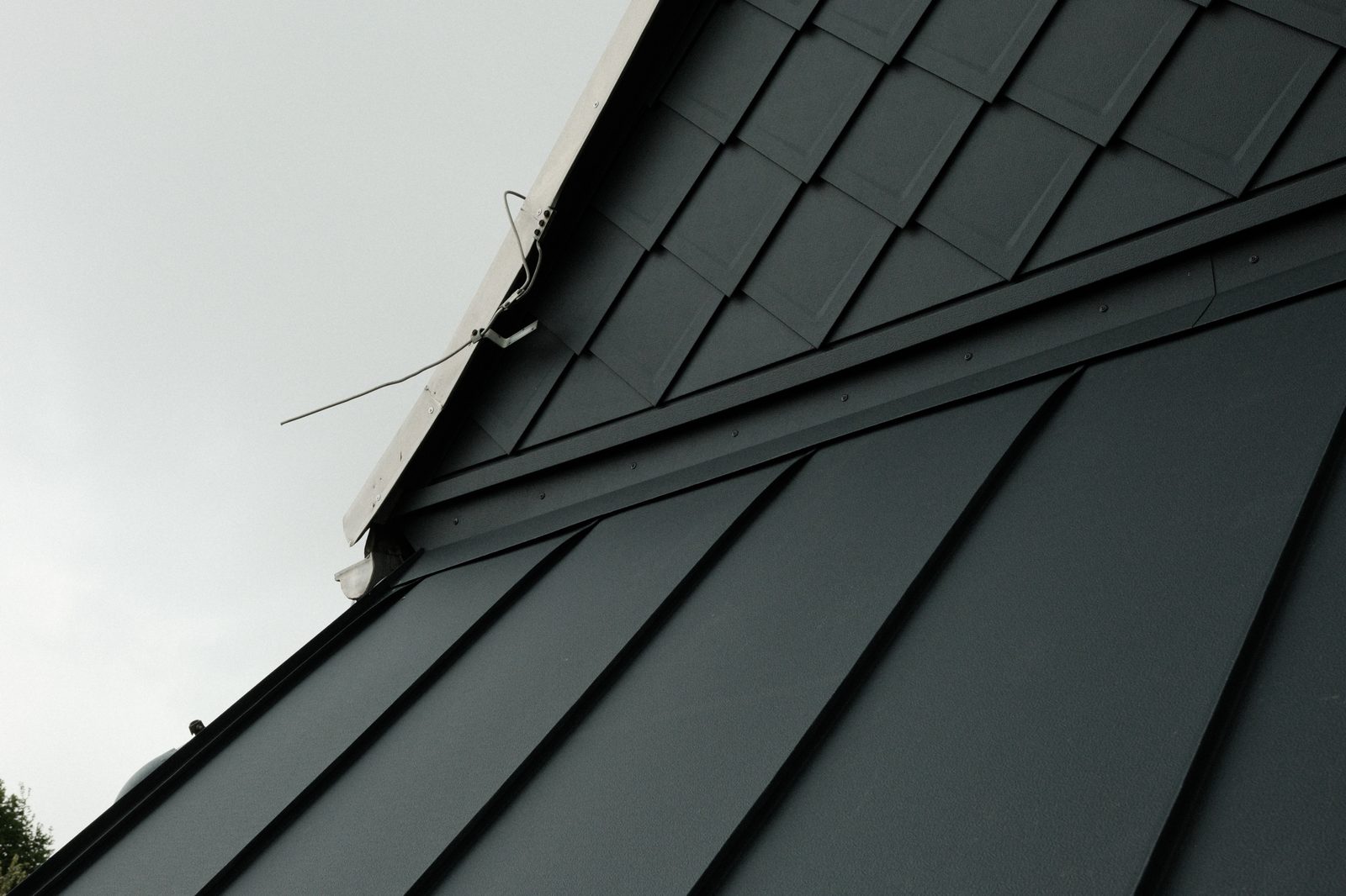 Mansarddach Übergang Detail